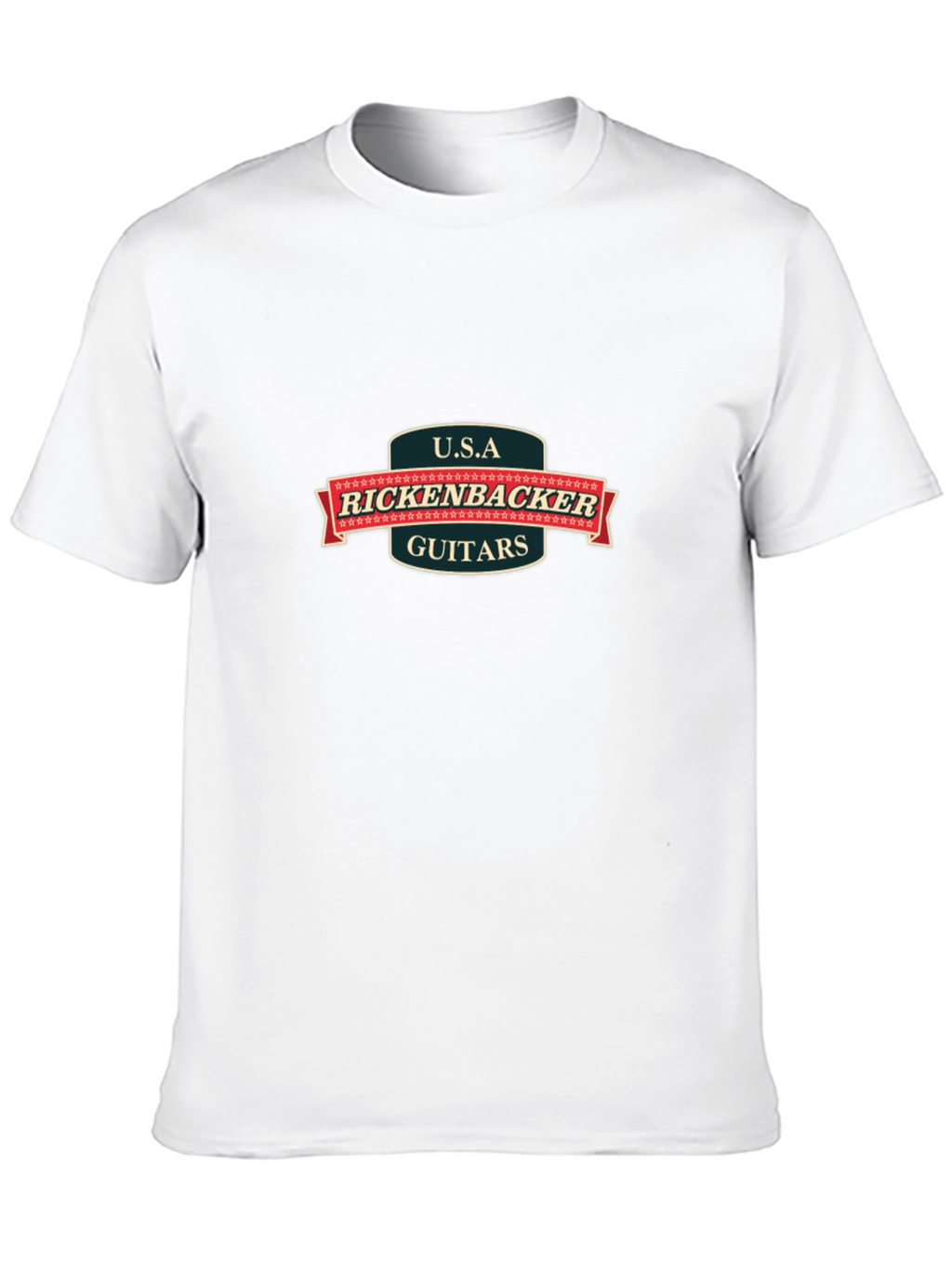Rickenbacker Guitars USA Black T-Shirt