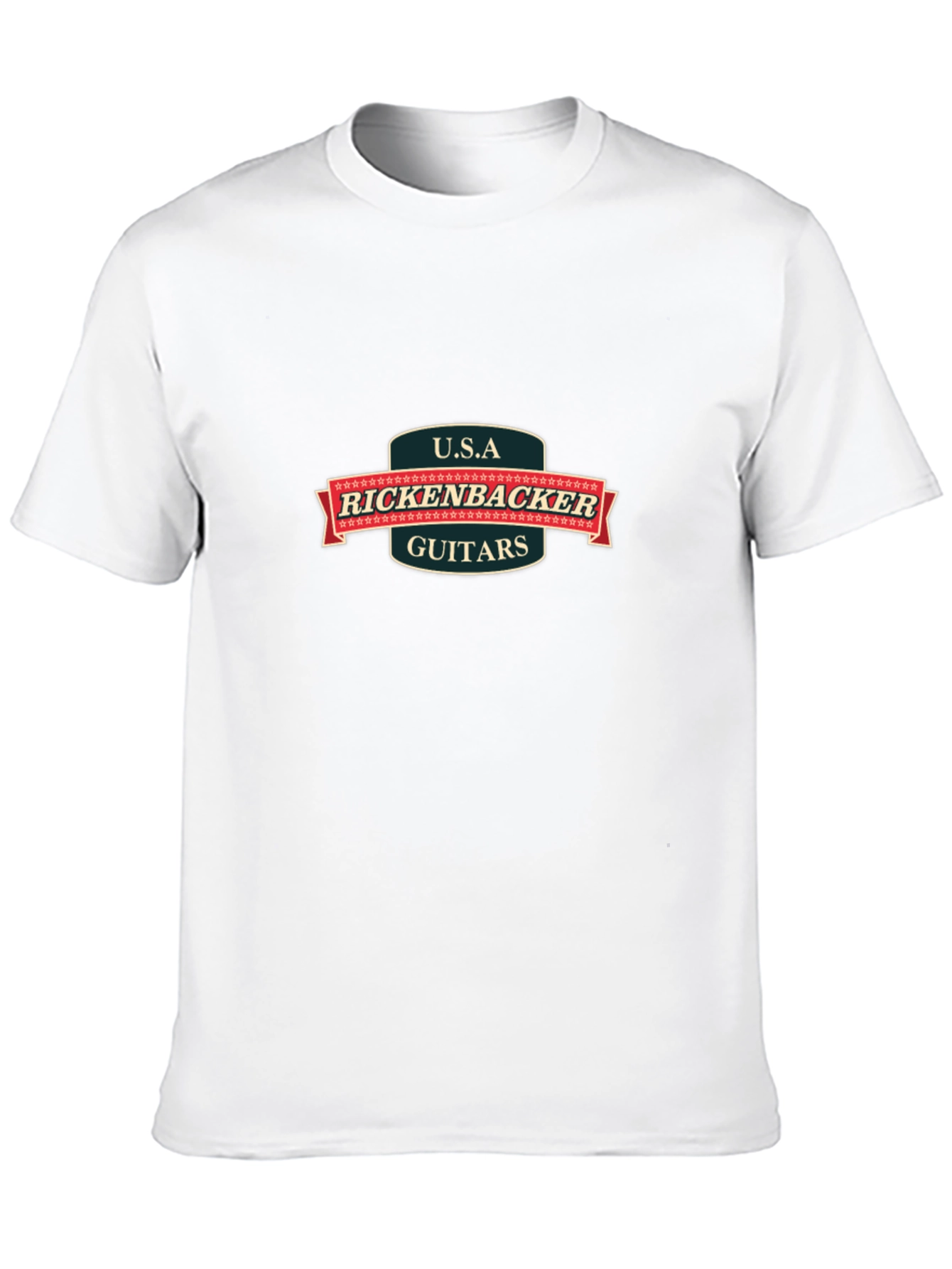 Rickenbacker Guitars USA Black T-Shirt