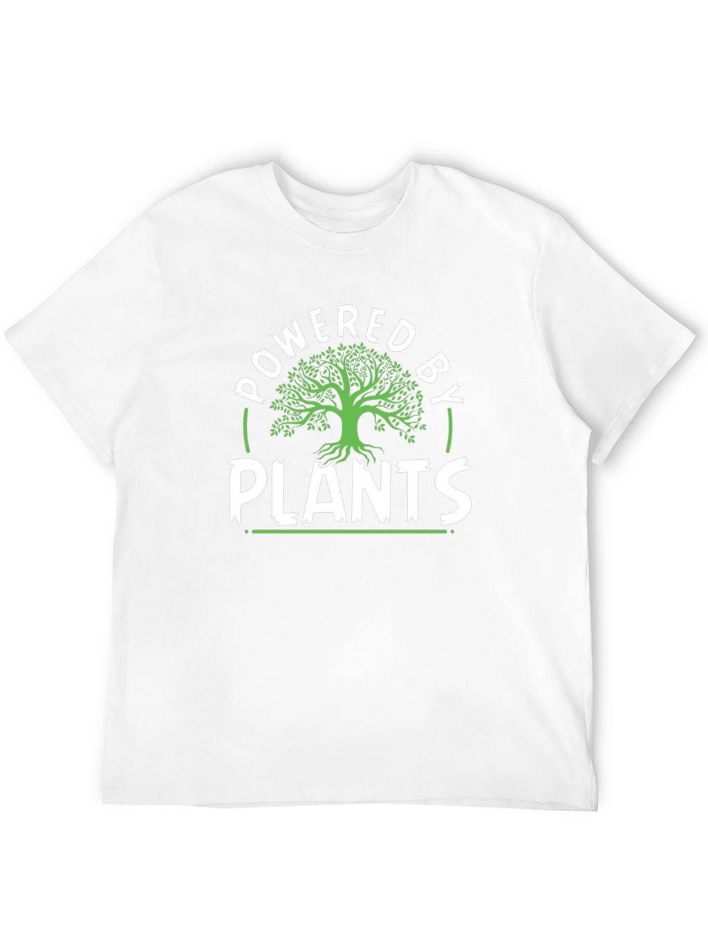 Powered By Plants T-Shirt - Vegan Lifestyle Tee